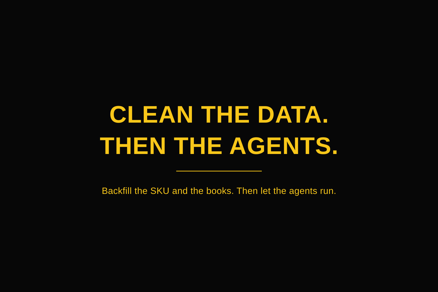 3.5x Evaluation After Clean Books and Agentic Ops (A Gallery Cautionary Tale)