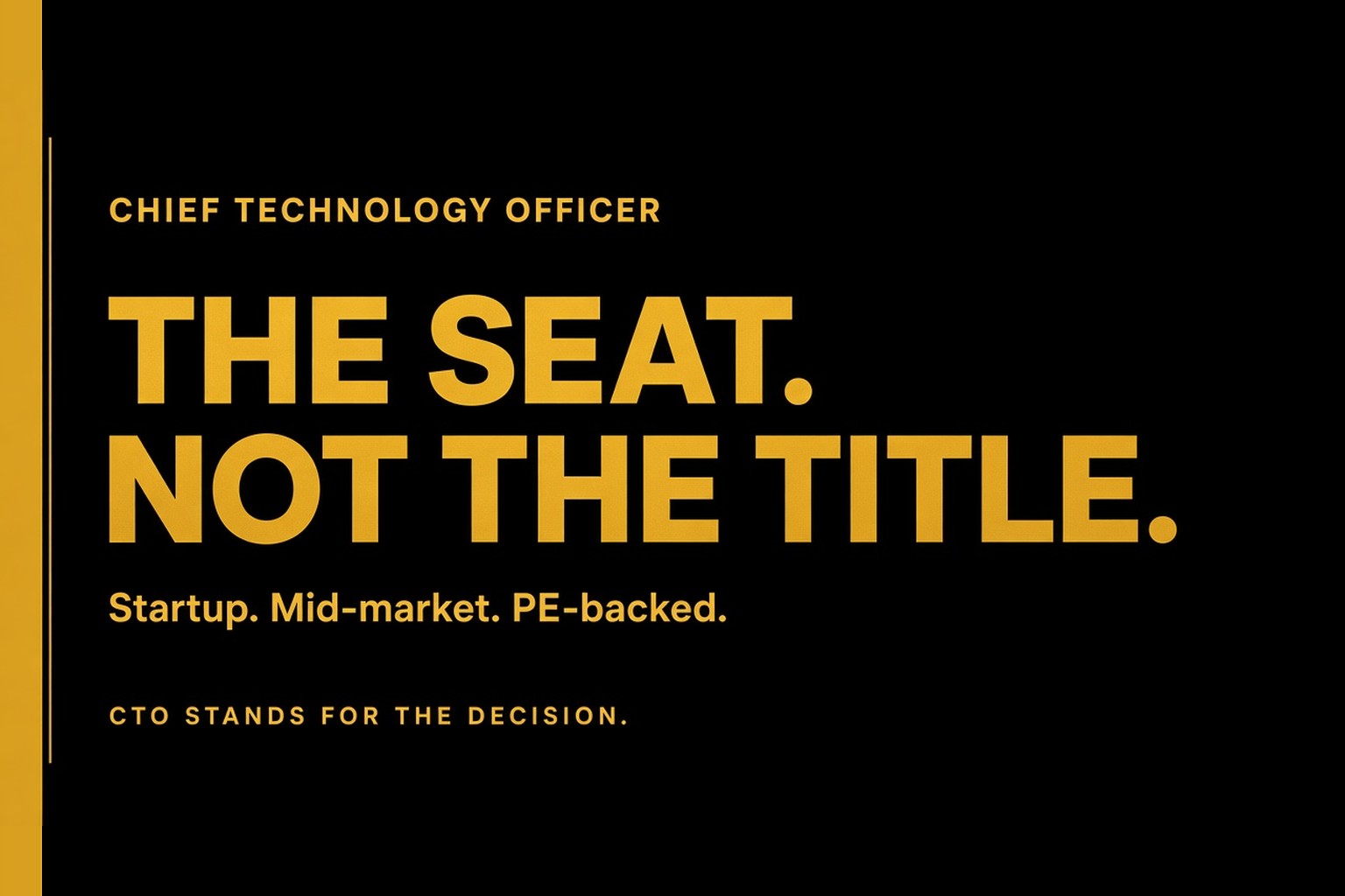 What Is a CTO of a Company